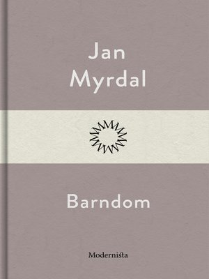 cover image of Barndom